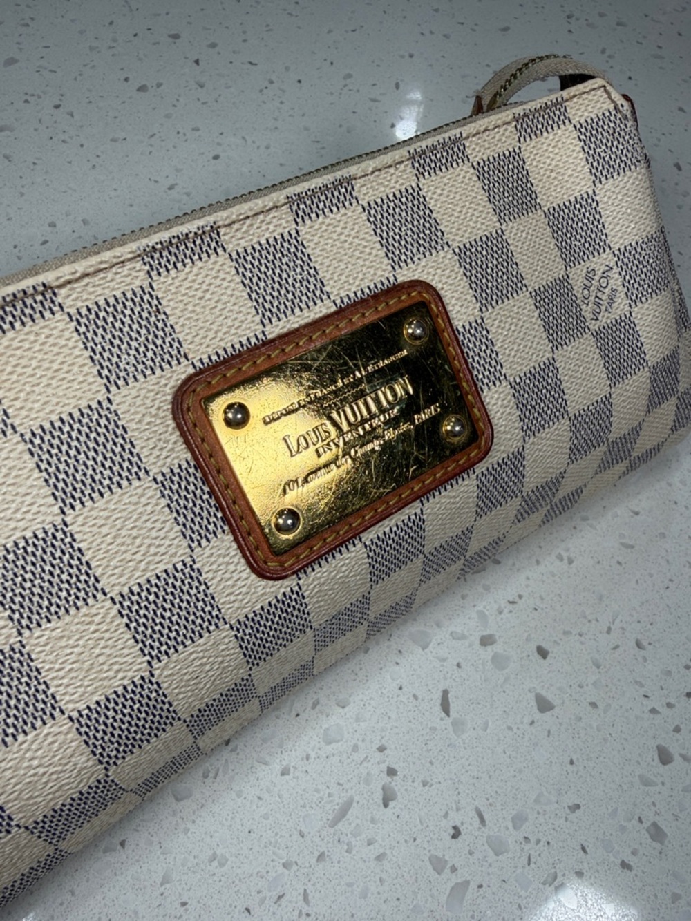 Louis Vuitton Damier Azur Eva Clutch Handbag - Picture 3 of 8